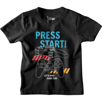 Bon Organik Boys Regular Fit T-Shirt (BON12171_Black