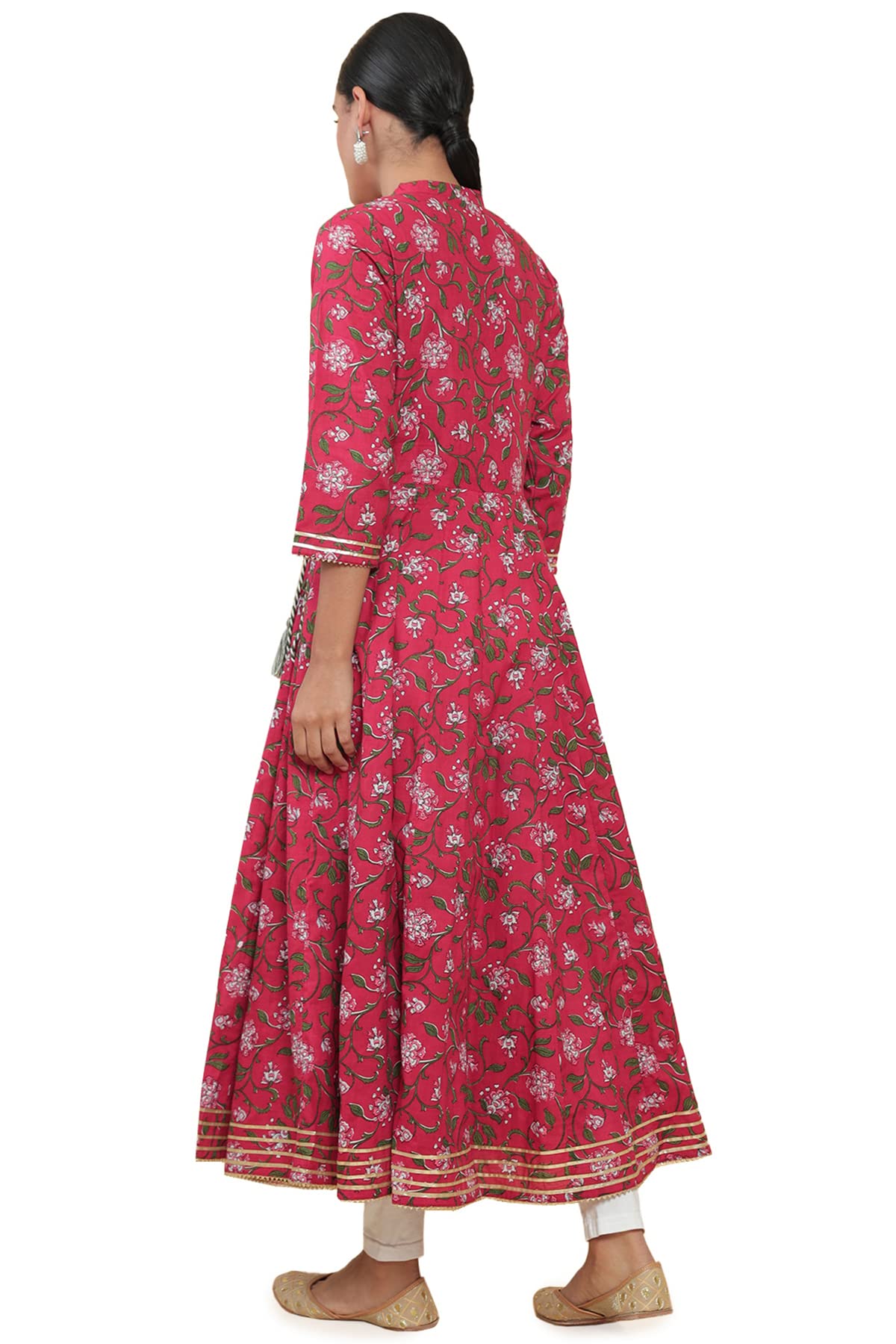 Soch Women Maroon Printed Kurta