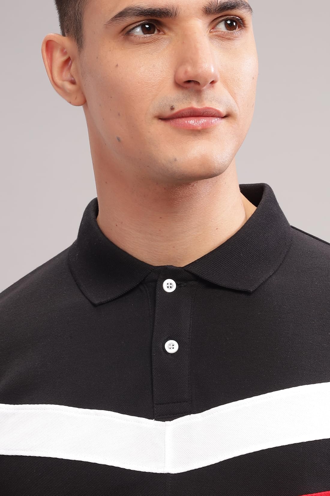 ADRO Regular Fit Polo Tshirt in 100% Cotton Multi Color Polo Also in Plus Size_PN24-L1-BLWHRD