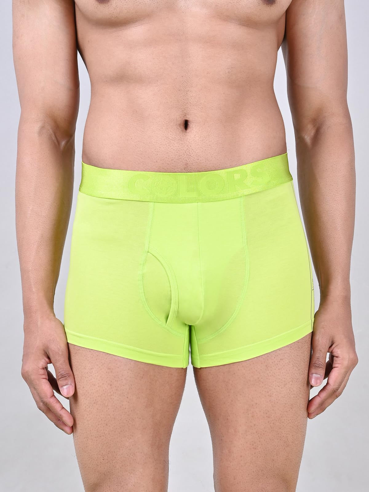 Rupa Colors Pep Collection Trunk for Men, Anti Ride-Up, Snug Fit, Pack of 1 Fluorescent Green
