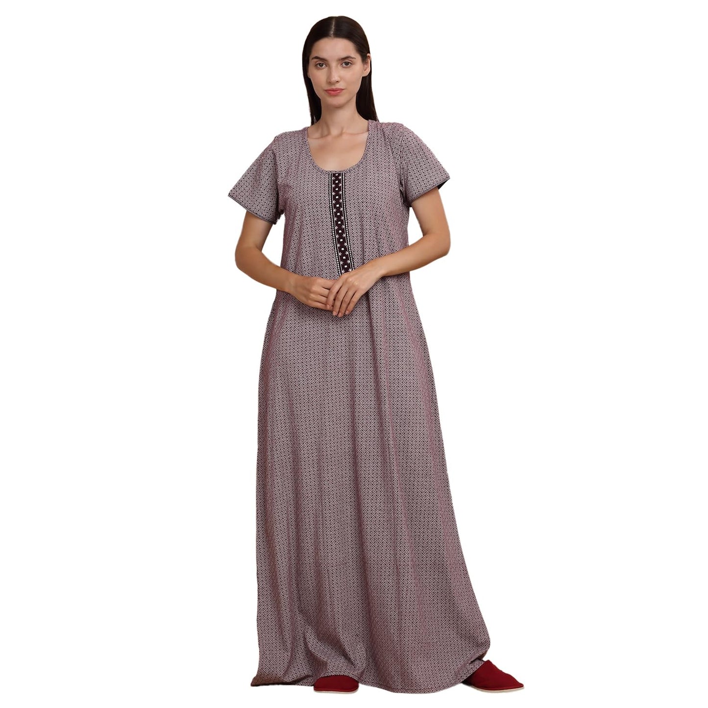 Sweet Dreams Women Printed Night Dress