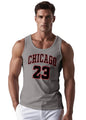 Peppyzone Mens Printed Regular Fit Vest (TT-Bulls23-891_Grey3
