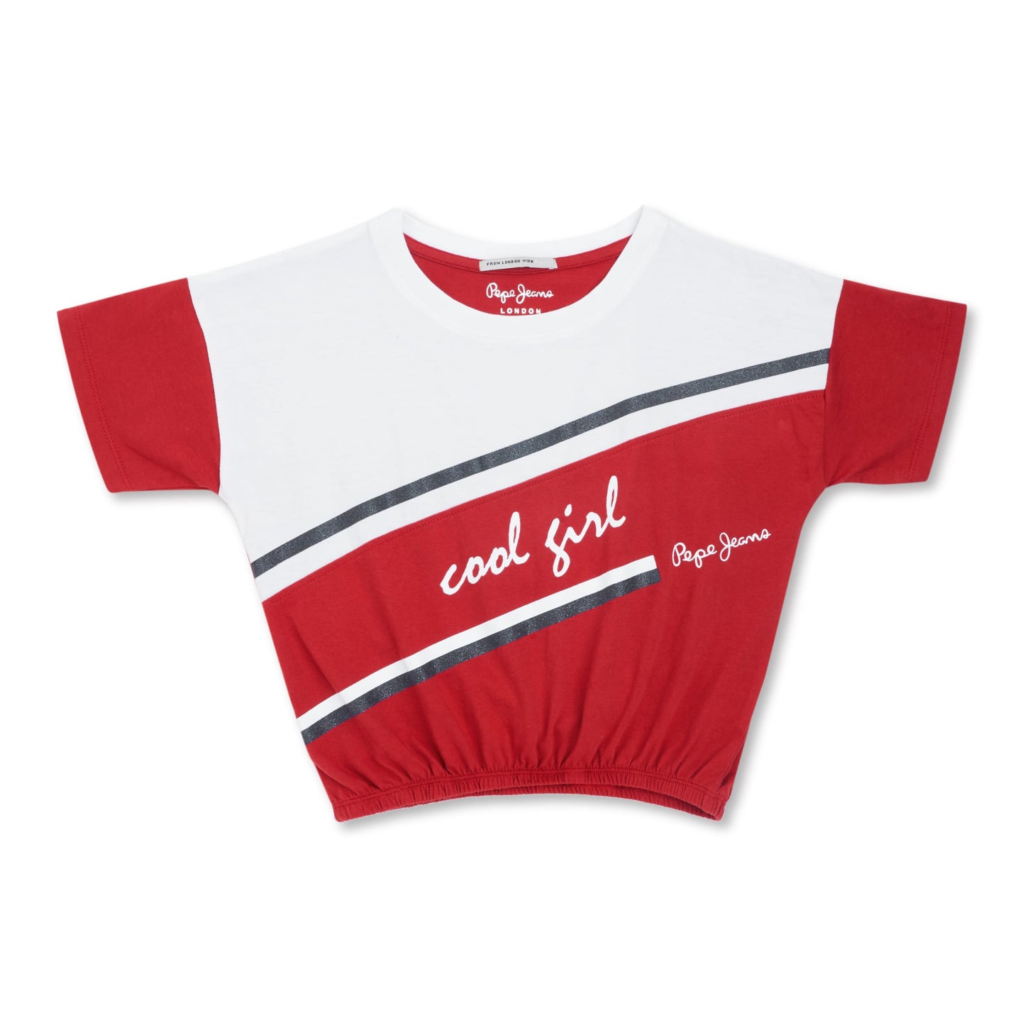Pepe Jeans GirlS Western T-Shirt (Pg502882_Red 4)