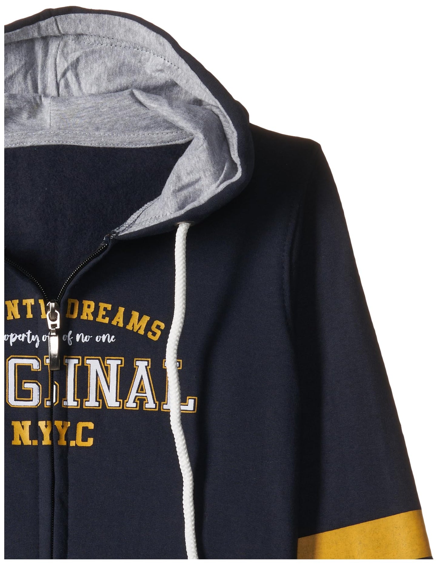 T2F Cotton Hooded Neck Regular Fit Hoodie (Boys-SS_35_Navy