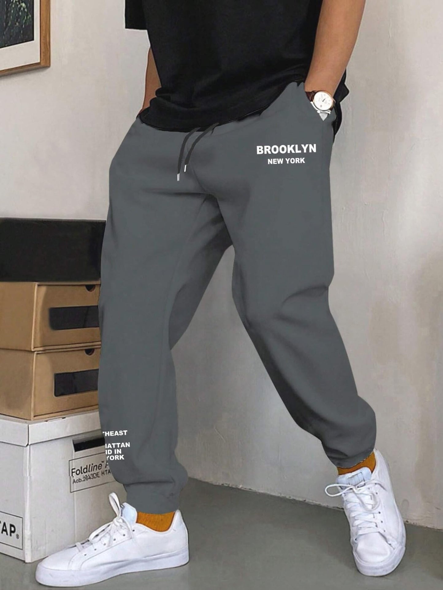 Lymio Track Pant For Men || Regular Fit || Track Pants || Full Elastic Jogger Track Pant || Available In Combo Pack Of 2 (Tp-43-