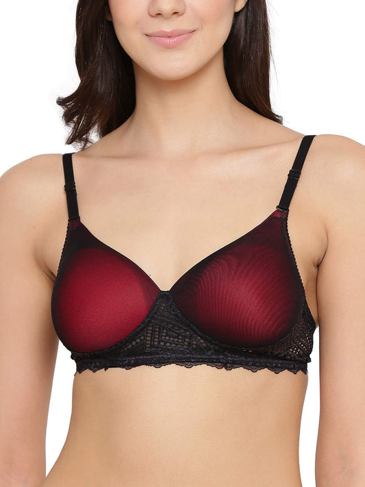 Clovia WomenS Net Full Cup Padded Bra (Br1600P1332D_Black_32D)