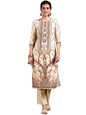 Libas Womens Printed Crepe Straight Kurta With Palazzos