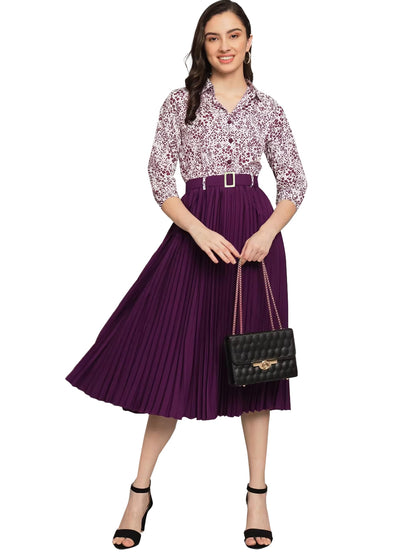 Noble Monk Women Regular Fit Top And Skirt Set | Super Soft Trendy Outfit | Midi Ethinic Wear Top With Skirt Set Fo Women