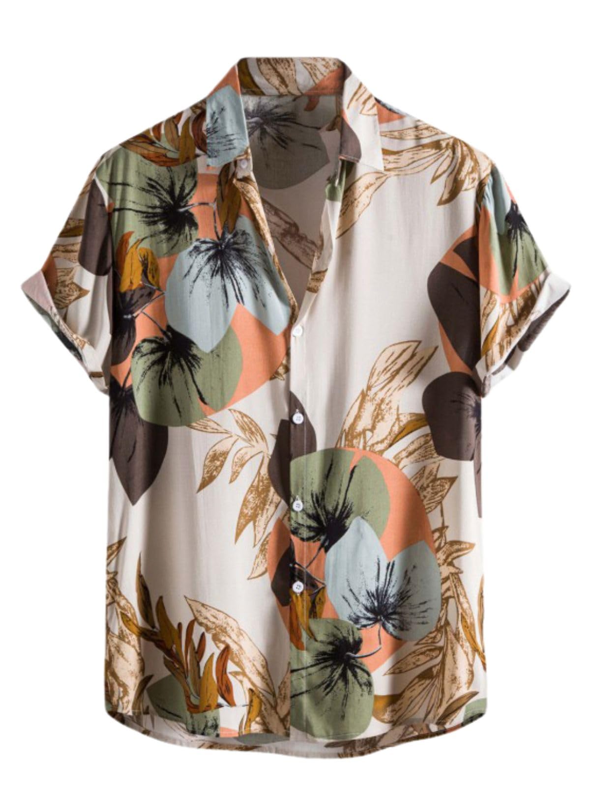 OM SAI LATEST CREATION Shirt for Men || Rayon Casual Shirt for Men || Tropical Leaf Printed Shirt for Men || Men Stylish Shirt w