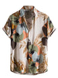 OM SAI LATEST CREATION Shirt for Men || Rayon Casual Shirt for Men || Tropical Leaf Printed Shirt for Men || Men Stylish Shirt w