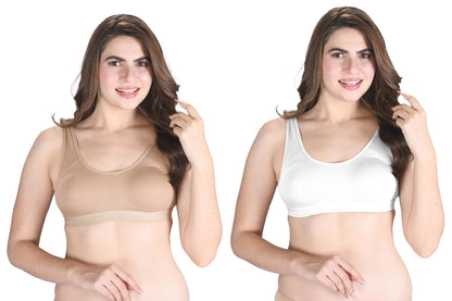 Lux Venus Wire Free Slip On Moulded Full Coverage Sports Bra