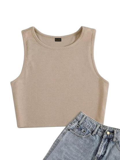 Toochki Top for Women | Spandex | Crop | Beige | Short | Tops for Jeans for Women
