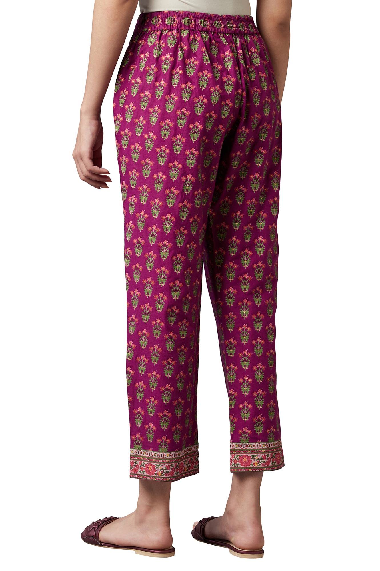 W Pure Cotton Strechable Straight Pants for Women | Pure Cotton Straight Pants for Women | Trousers for Women | W for Woman