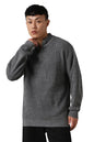 Hubberholme Men Acrylic Knitted Relaxed Fit Round Neck Full Sleeves Sweaters 6 Navy