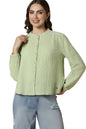 Allen Solly Women Regular Fit Casual Full Sleeve Button-Down Shirt