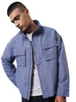 Ketch Polyester MenS Jacket Khjk000146_Navy, Short Length, Large