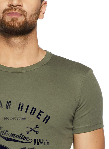 ADRO Men's Regular Fit T-Shirt (RNR-M-AME-OL)