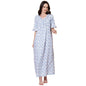 OOMPH! Cotton Blend Nighty for Womens | Night Gown | Nighty | Nightdress | Maxi Dress | Sleepwear | Gown for Women | Nighties |