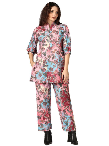 Greciilooks Co-Ord Set For Women || Night Suit For Women || Comfortable Lounge Wear || Sleep Wear || Long Top & Pyjama Night Sui