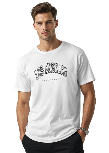 Peppyzone Mens Regular Fit T-Shirt (PZ-Trendy-1210_White5