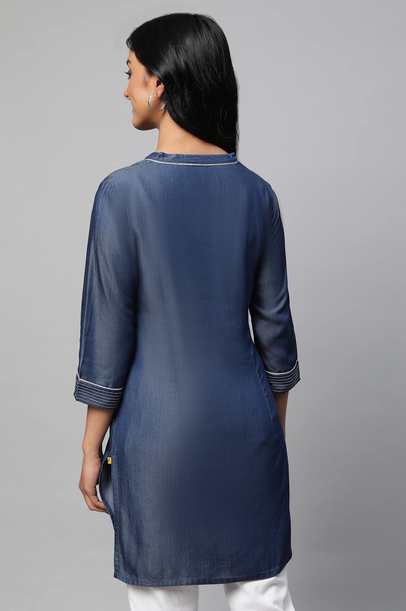 Blue Denim Short Kurti