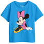 Bon Organik Girls Regular Fit T-Shirt (BON11409_Turquoise Blue