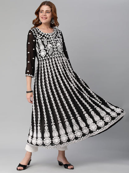 ANNI DESIGNER Women's Cotton Blend Kurti With Pant And Dupatta Combo Pack Of 2
