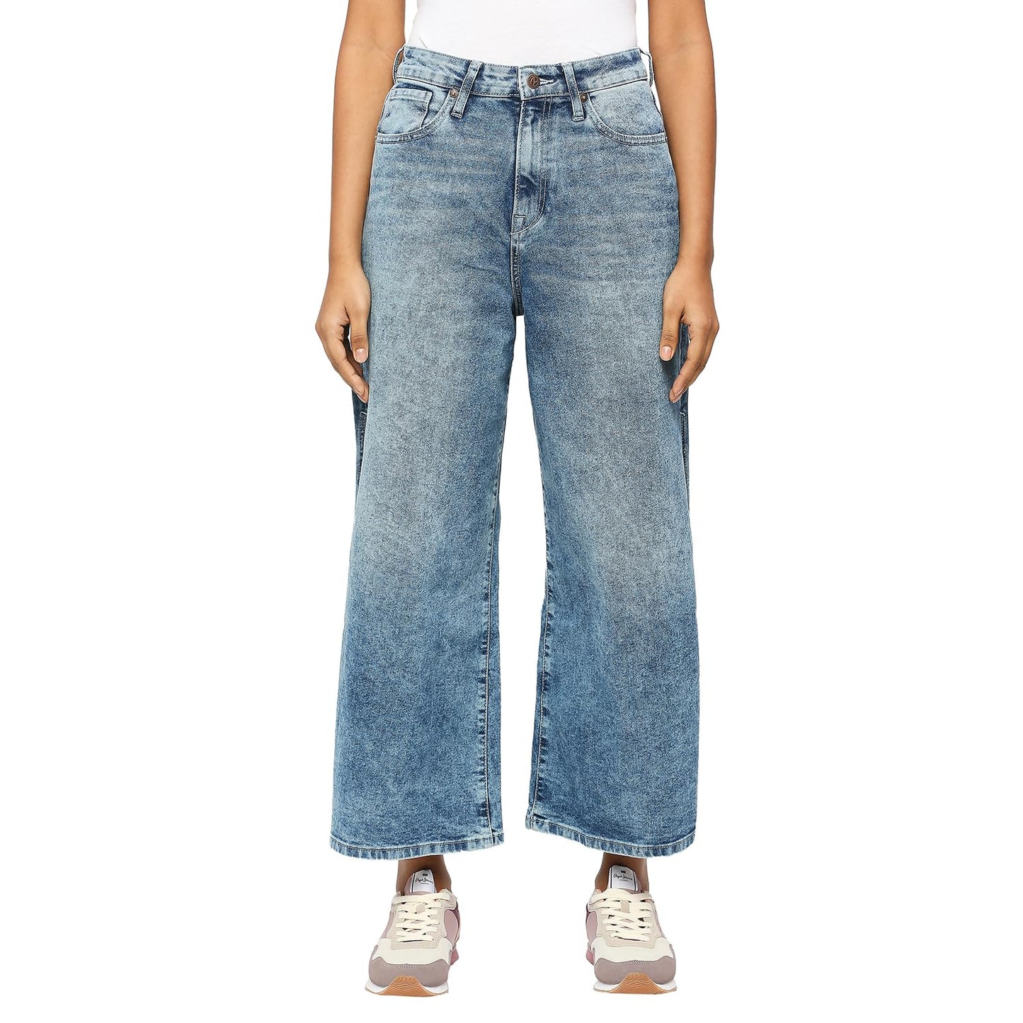 Pepe Jeans WomenS Relaxed Jeans (Pl204662Q056_Light Used Indigo Blue