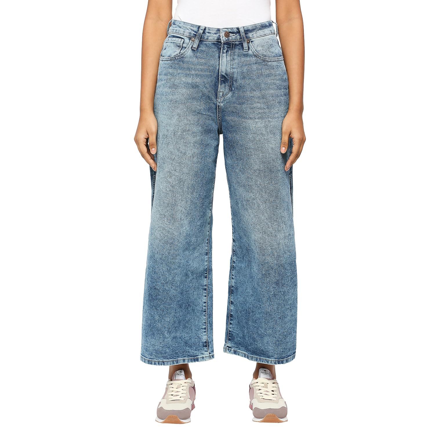 Pepe Jeans WomenS Relaxed Jeans (Pl204662Q056_Light Used Indigo Blue