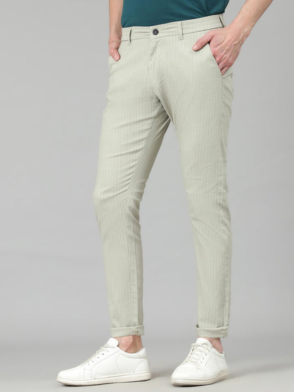 AVANOVA Mens Solid Linen Pista Trousers Light Business Style Slightly Stretch Straight Leg Pants for Outdoor Casual Daily Trous