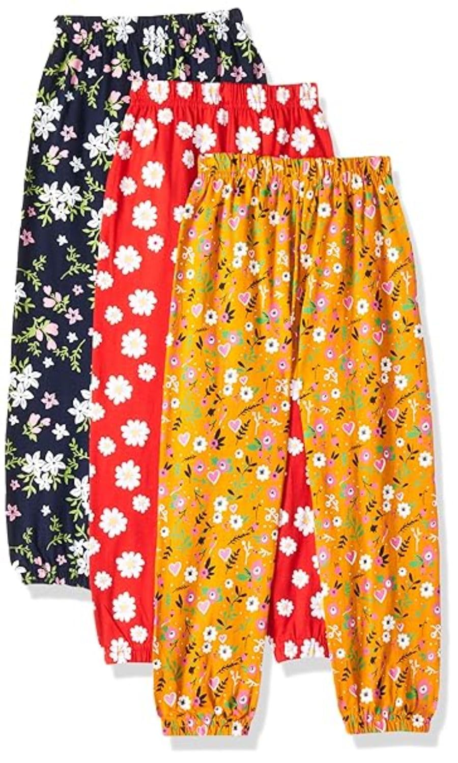T2F Girls Regular Track Pants (GLSTRK06_Multicolour