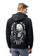 Bewakoof Official Star Wars Merchandise Mens Graphic Print Regular Fit Full Sleeve Hooded Neck Cotton Blend Hoodies_628895_Blac