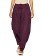 Aurelia Women'S Regular Patialas (Crk60011-25671_Purple_Fs) | Rise Style: Mid Rise