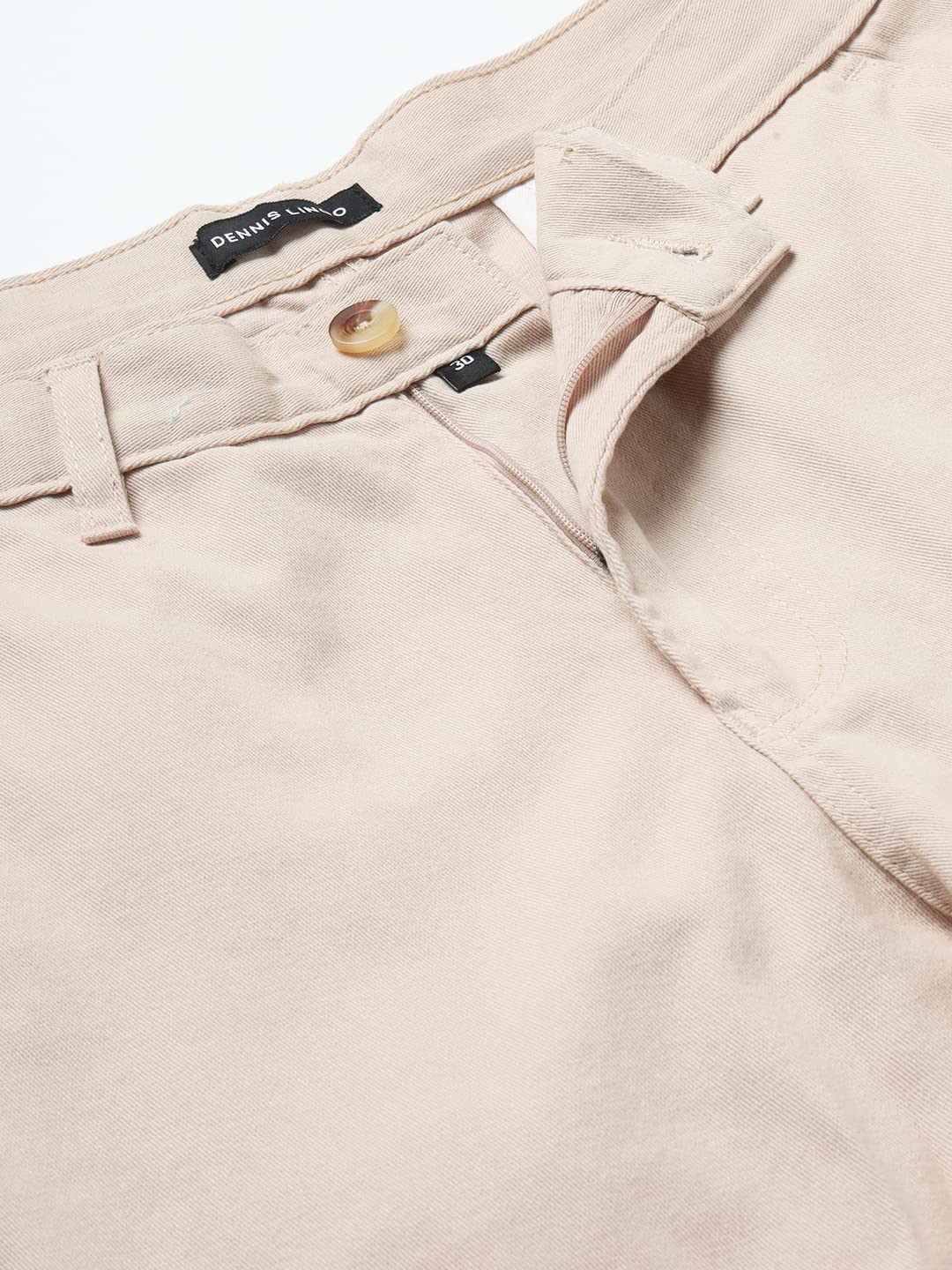 Dennis Lingo Men Slim Fit Offwhite Cargo Trousers