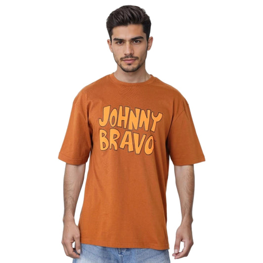 The Indian Garage Co Mens Warner Bros. Collection Boxy Fit Johny Bravo Crew Neck T-Shirt