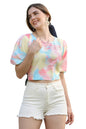 Leriya Fashion Women Striped Top With Half Sleeves For Office Wear, Casual Wear Both Use To Western Top & Saree For Blouse (Medi