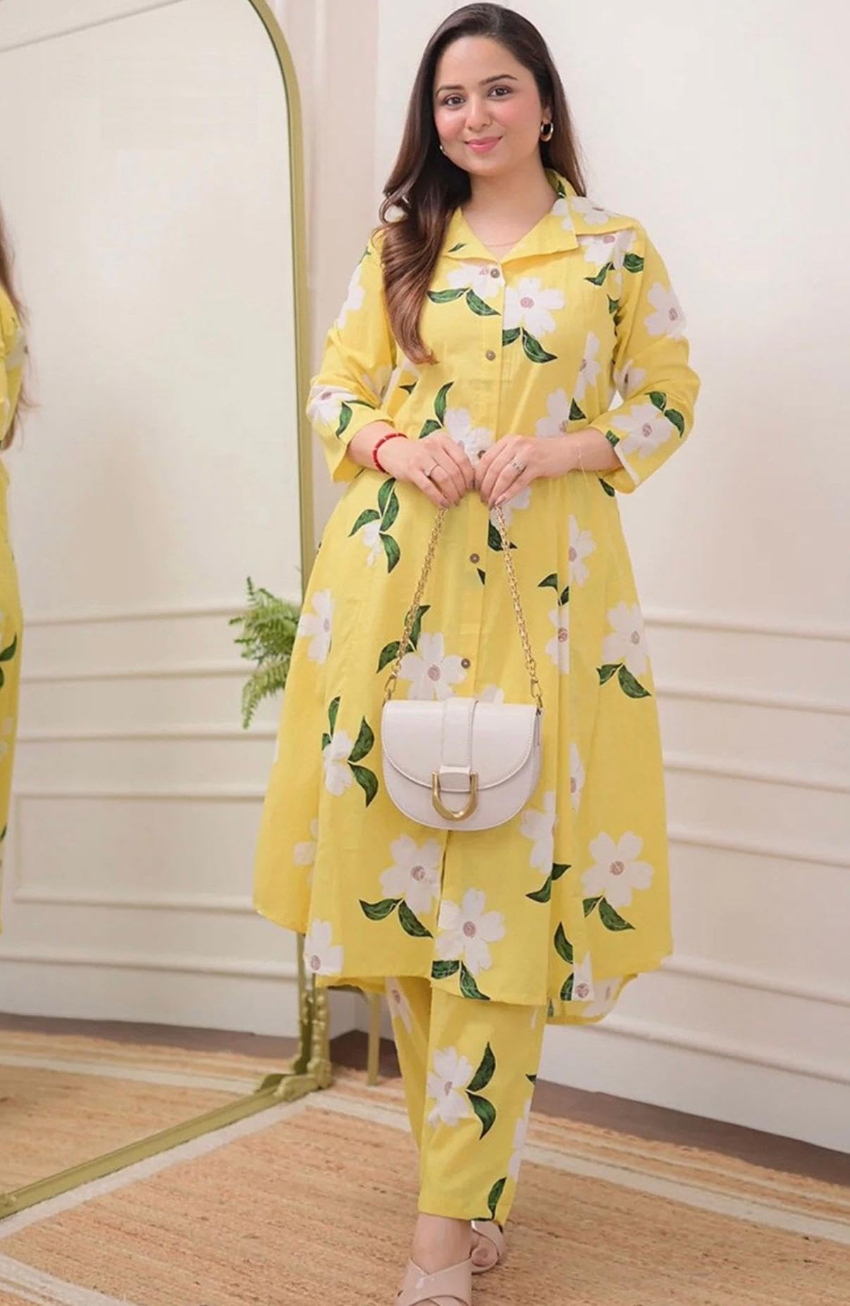 Pujia Mills Woman Kurta Set || Casual wear Cotton Co-ord Set for Summer || Latest Collection of Kurti Set 2025 || Ladies Cotton Kurti with Pocket Pant