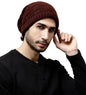 Weavers Villa Snow Proof Inside Fur Acro Wool Unisex Beanie Cap Knit Hat Thick Fleece Lined Winter Cap for Men & Women, Free Siz