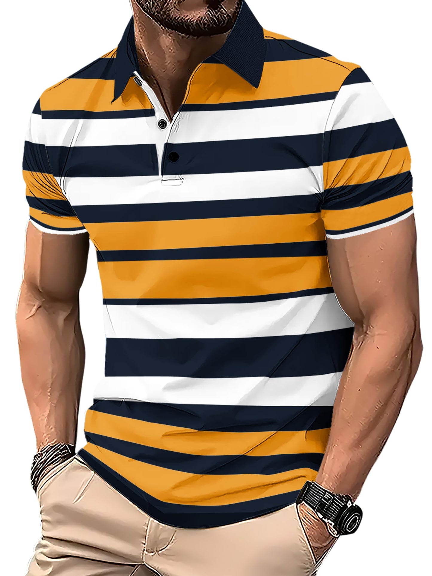 Noble Monk Regular Fit Polo Neck T-Shirt