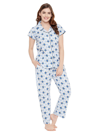 Clovia Night Suits for Women, Night Dresses for Women, Pyjama Set for Women, Cotton Night Suit for Women, Night Wear for Women -