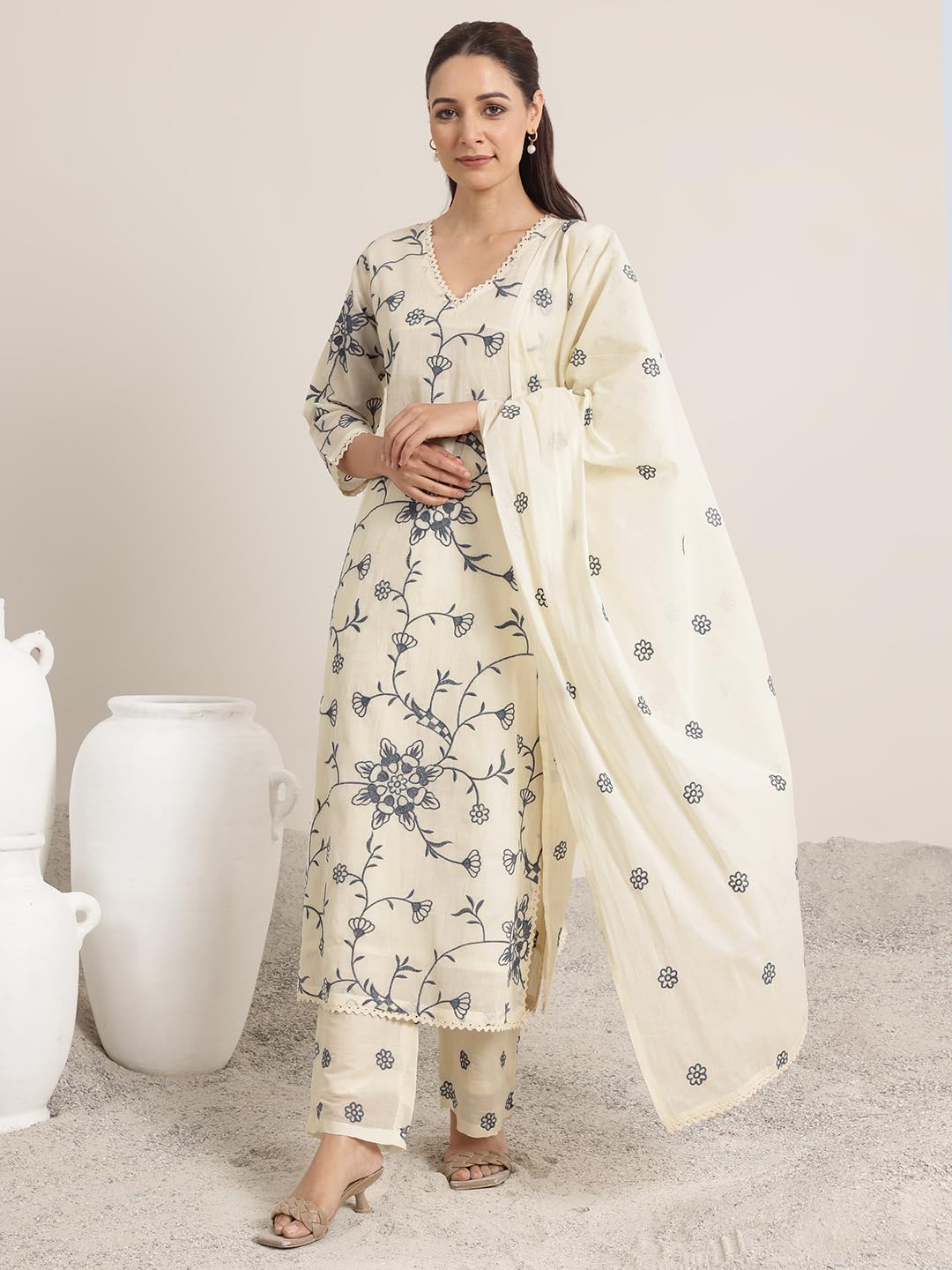 Libas WomenS Cotton Kurta Set (99047Or