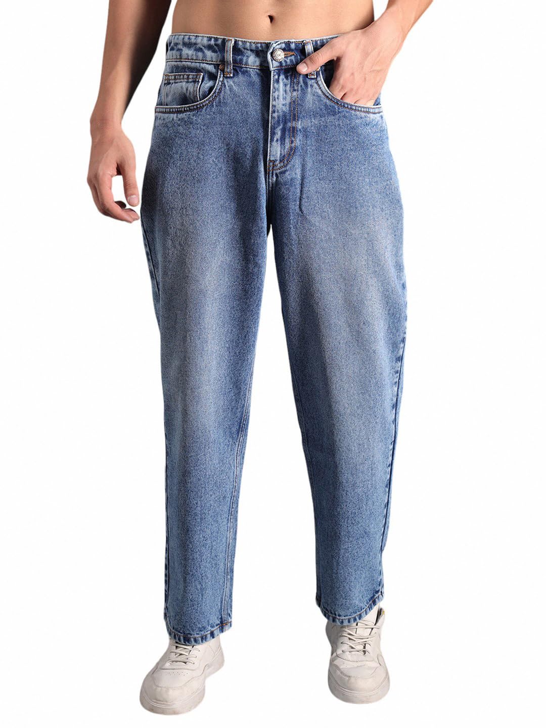 High Star MenS Classic Jeans (Hsmjns2401_Ig21_Blue_C