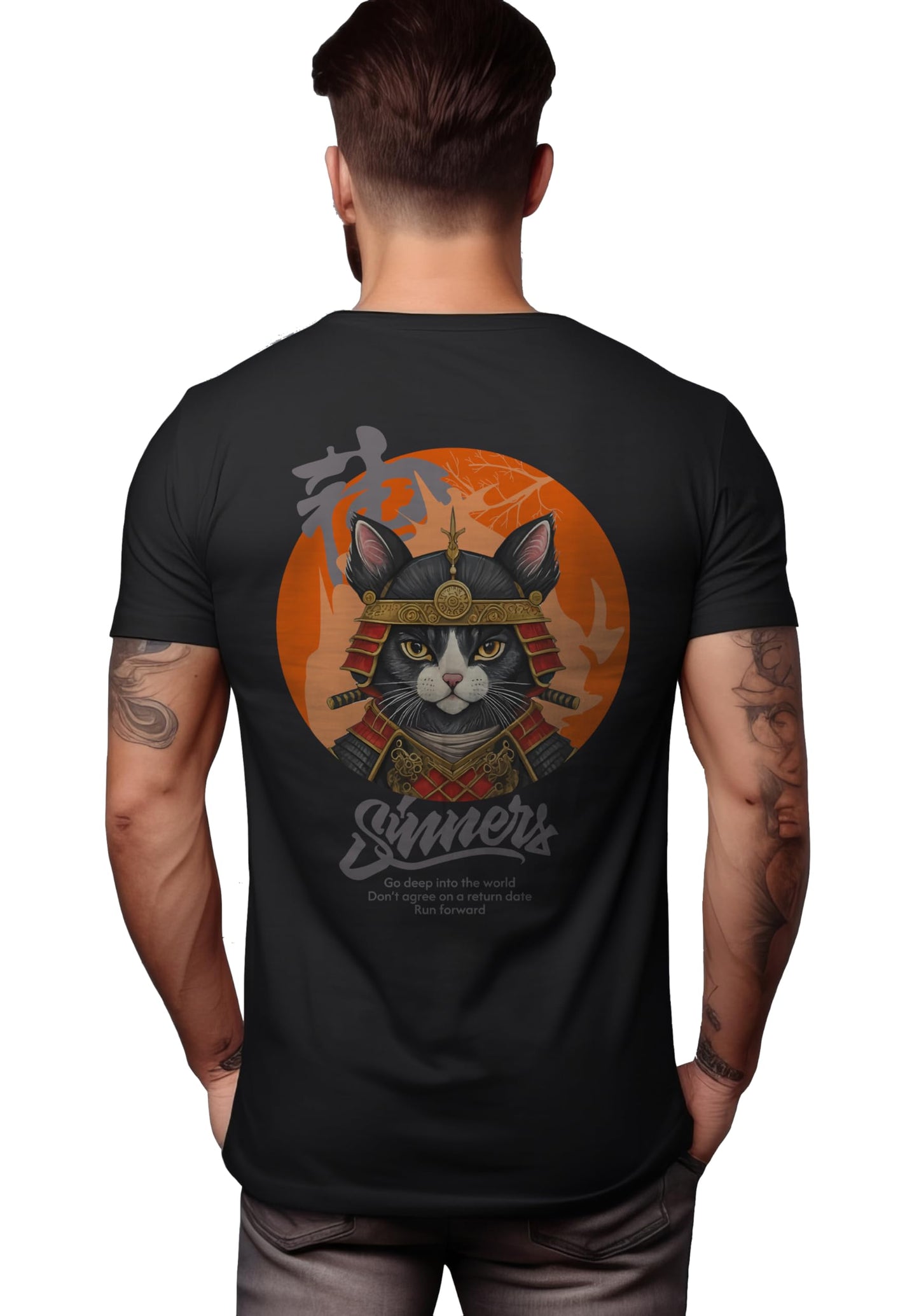 Peppyzone Mens Regular Fit T-Shirt (PZ-Trendy-50_Black
