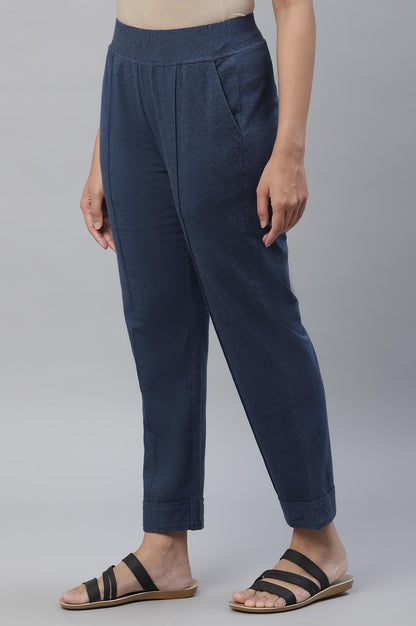 Aurelia Cotton Lycra Strechable Trouser For Women | Ankle Length Trouser For Women | Cotton Trouser For Women | Lycra Trouser Fo