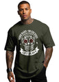Peppyzone Mens Oversized Fit T-Shirt (PZ-OST-GYM32_Olive