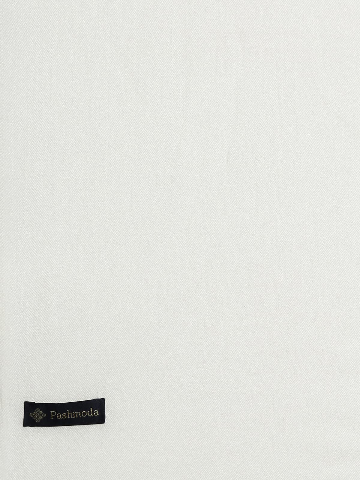 Pashmoda Men Naseem Solid Woollen Shawl (Size 132X278 Cm, Beige)