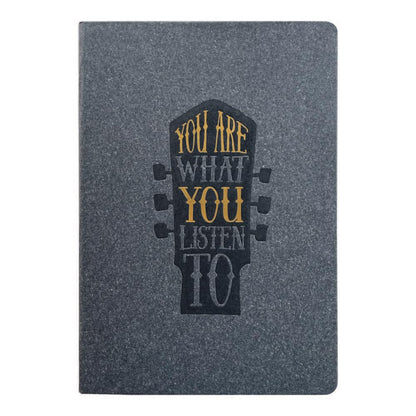 Anupam Natal A5 Ruled Journal Notebook 192 Pages 80Gsm Lined Notebook 100% Recycled Paper Cover With Gold Foiling Designer Title