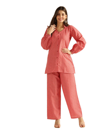 Leriya Fashion Ethnic Co Ord Set | Casual Wear Pant Top Set | Fancy Co-Ord Set | Full Pair Set | Women Kurta Sets Kurtis | Pack