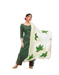 ANNI DESIGNER Women's Cotton Straight?urta with Palazzo (KUR117)