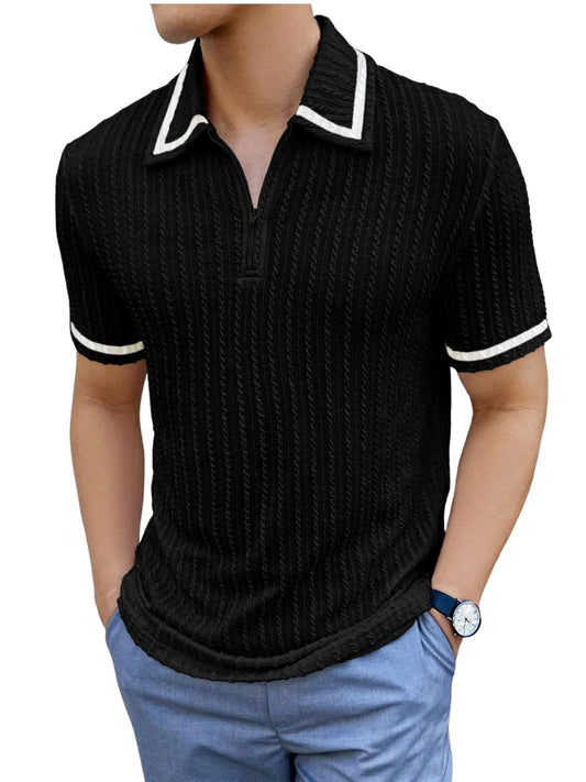 Greciilooks MenS Stylish Half Sleeve Casual T-Shirt  Plain & Trendy Black
